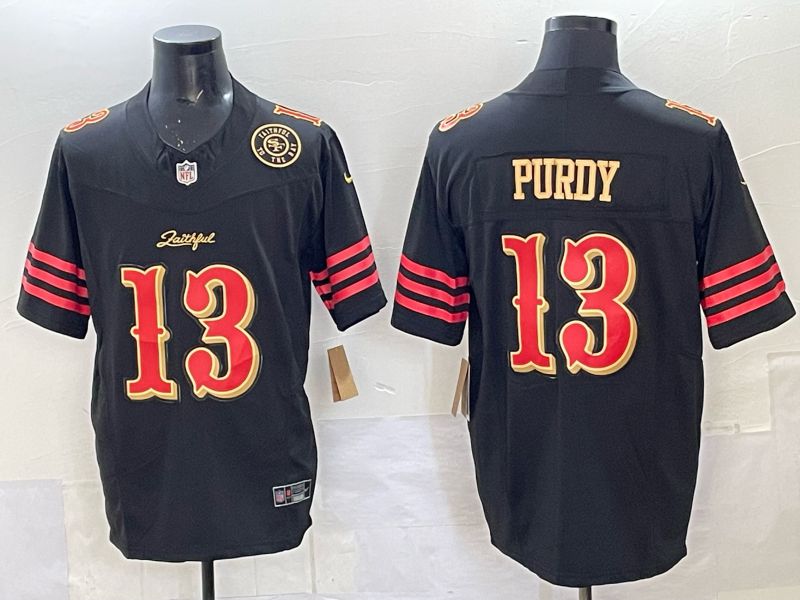 Men Nike San Francisco 49ers #13 Purdy black Limited NFL 2025 Jersey 0014->san francisco 49ers->NFL Jersey